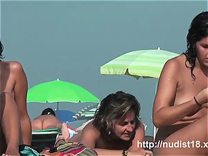 eyed this gal on nude beach in Spain