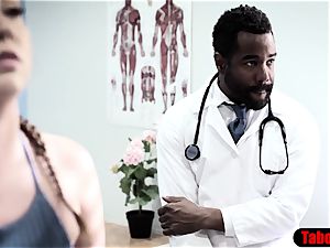 big black cock physician exploits beloved patient into anal invasion intercourse exam
