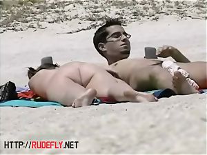 incredible bareness of some nudist honies on the beach